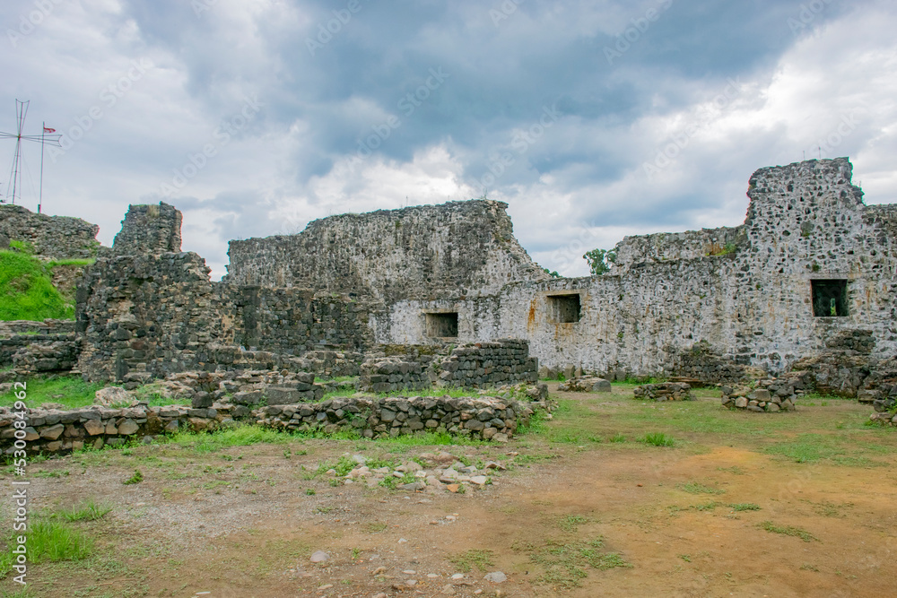 ruins of an big castle