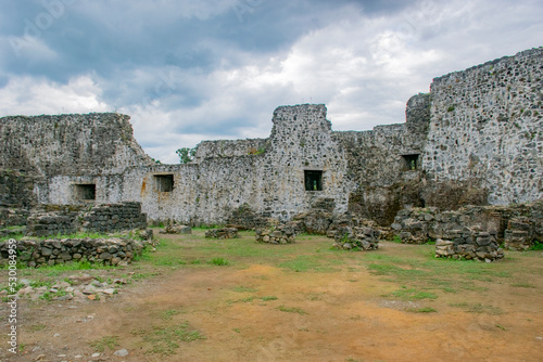 Tela ruins of an little  castle