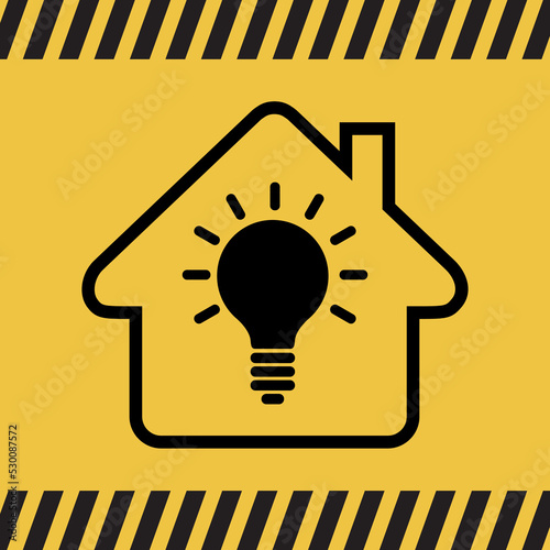 Logo consommation électrique.