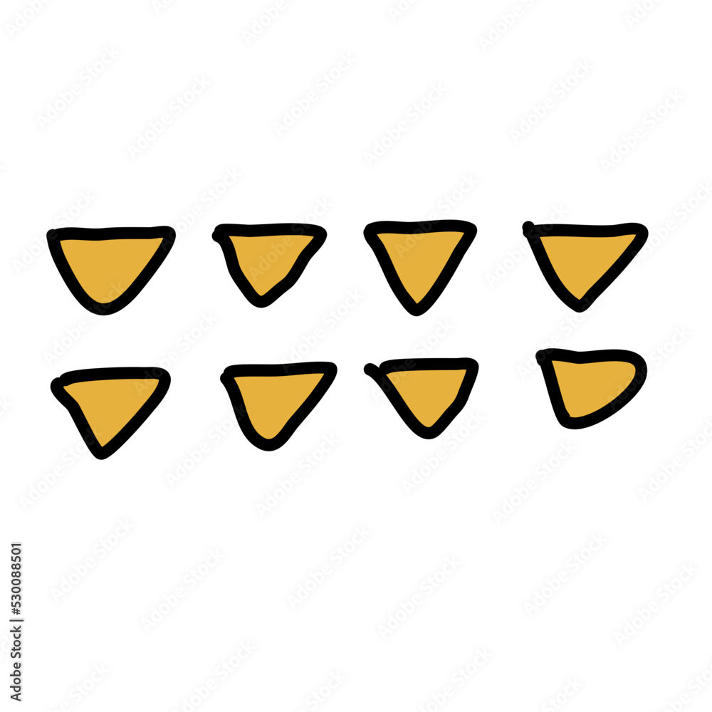 Abstract triangle minimalist memphis shape Abstract triangle minimalist memphis shape