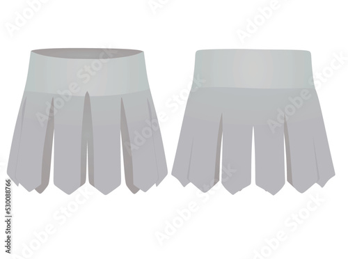 Men ancient skirt. vector illustration