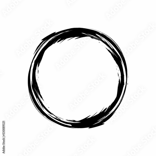 grunge abstract circle background