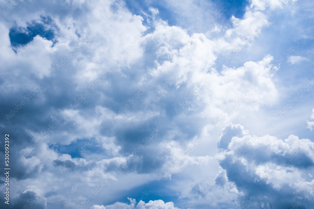 A Beautiful sky with clouds in the atmosphere background A Beautiful sky with clouds in the atmosphere background
