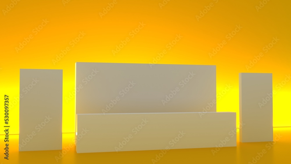 Side view of a registration stand with two rollup banners. Mockup for evens, exhibitions and presentations.
Side view of a registration stand with two rollup banners. Mockup for evens, exhibitions and presentations.