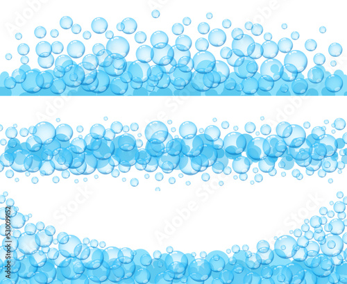Bubbly foam patterns