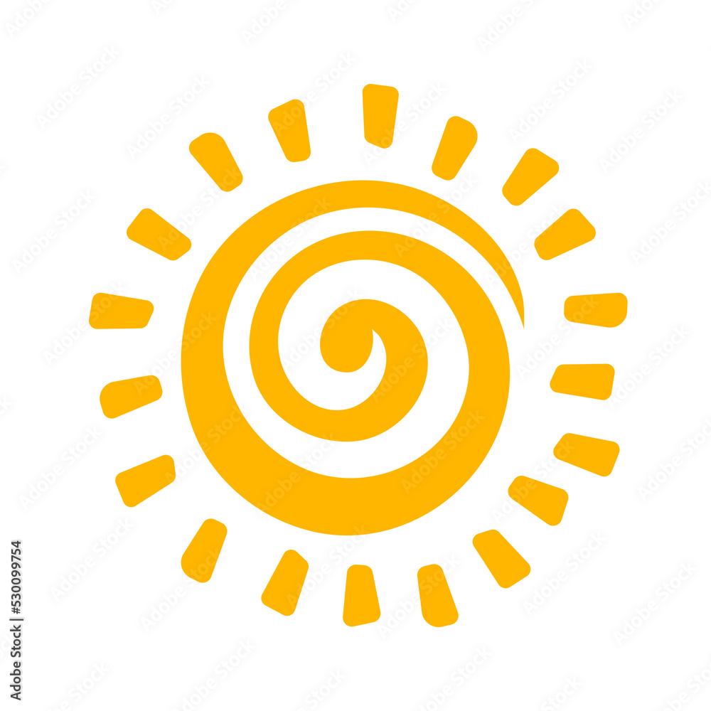sun flat vector illustration simple logo icon clipart sun flat vector illustration simple logo icon clipart