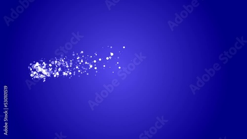 Particle Animation September Text Template