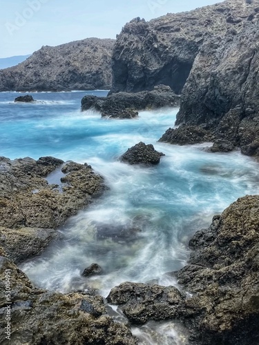 Fototapeta Naklejka Na Ścianę i Meble -  Ocean long exposure