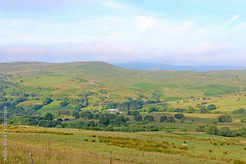 Fototapeta premium Hills of the Brecon Beacons, Wales 