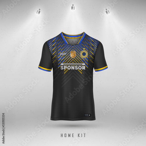 Soccer jersey design for sublimation, sport t shirt design