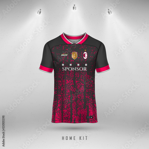 Soccer jersey design for sublimation, sport t shirt design
