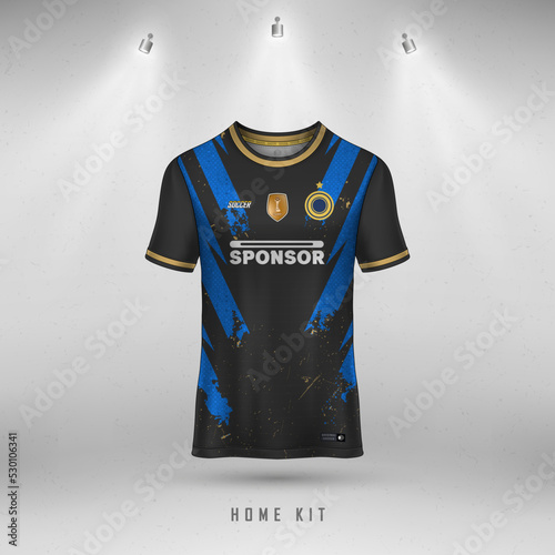 Soccer jersey design for sublimation, sport t shirt design