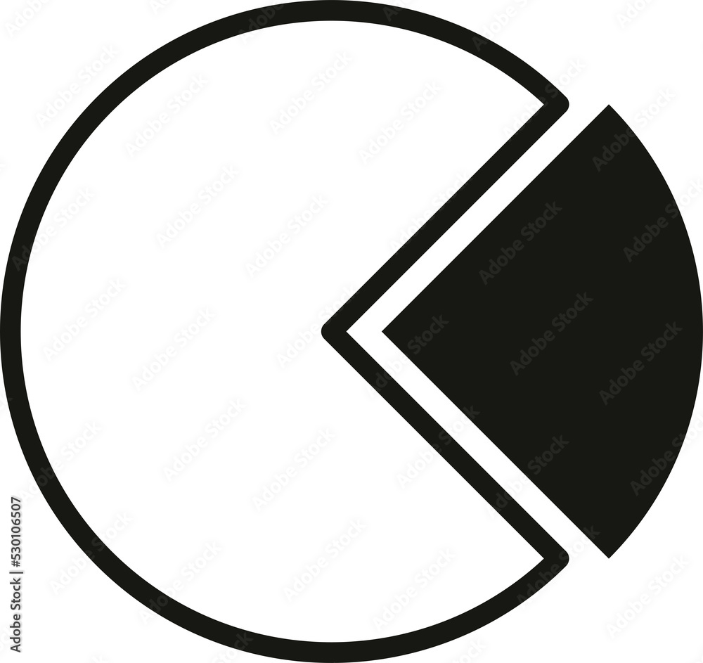 Fototapeta premium Growing bar graph icon