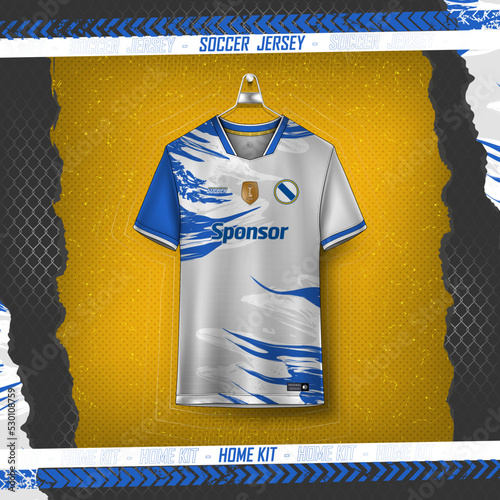 Soccer jersey design for sublimation, sport t shirt design