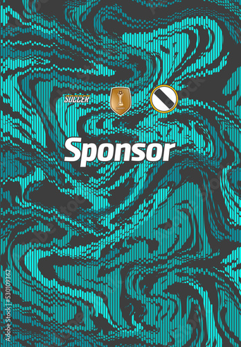 Soccer jersey design for sublimation 