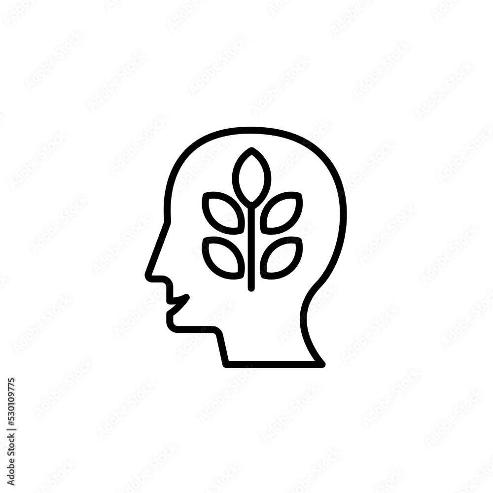 Psychology line icon. Simple element illustration. Psychology concept outline symbol design. Psychology line icon. Simple element illustration. Psychology concept outline symbol design.