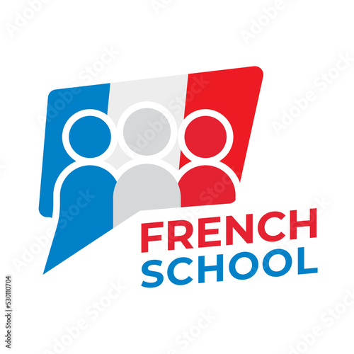 Vector logo of the French language school