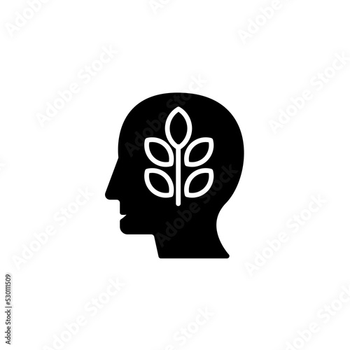 Psychology line icon. Simple element illustration. Psychology concept outline symbol design.