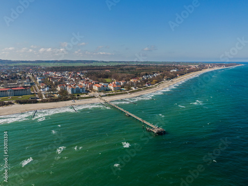 Kühlungsborn Seebrücke Luftaufnahme Ostsee