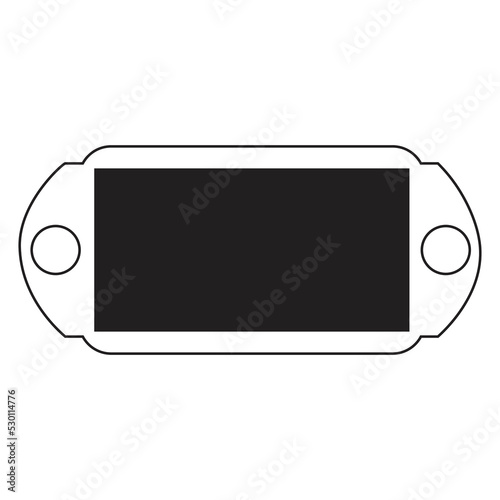 Playstation gaming illustration with vector style