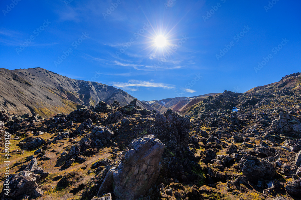 Fototapeta premium landscape with blue sky