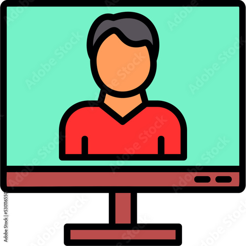 Employment Online Service Icon