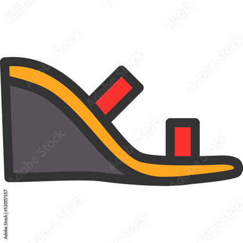 Wedge Heel Icon photo