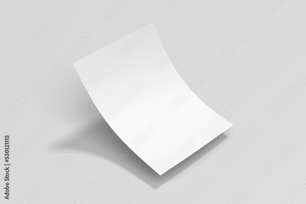 Blank floating a4 poster mockup Blank floating a4 poster mockup