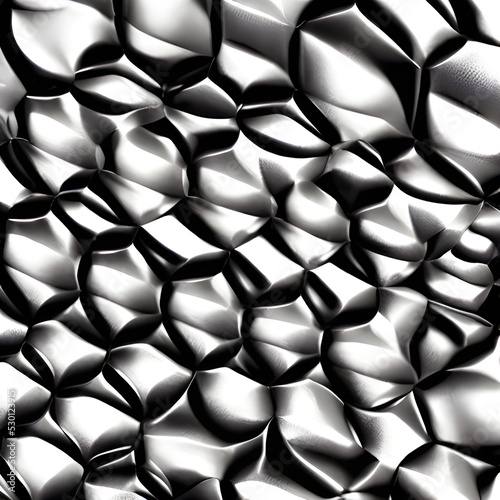 3D silver texture. Abstract background 