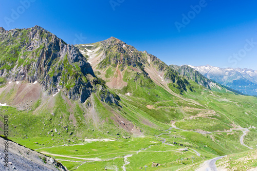 Col de Tourmalet, Pyrenees, France photo