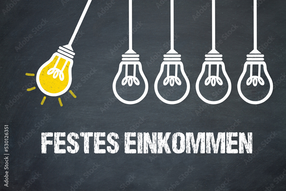 Fototapeta premium festes Einkommen
