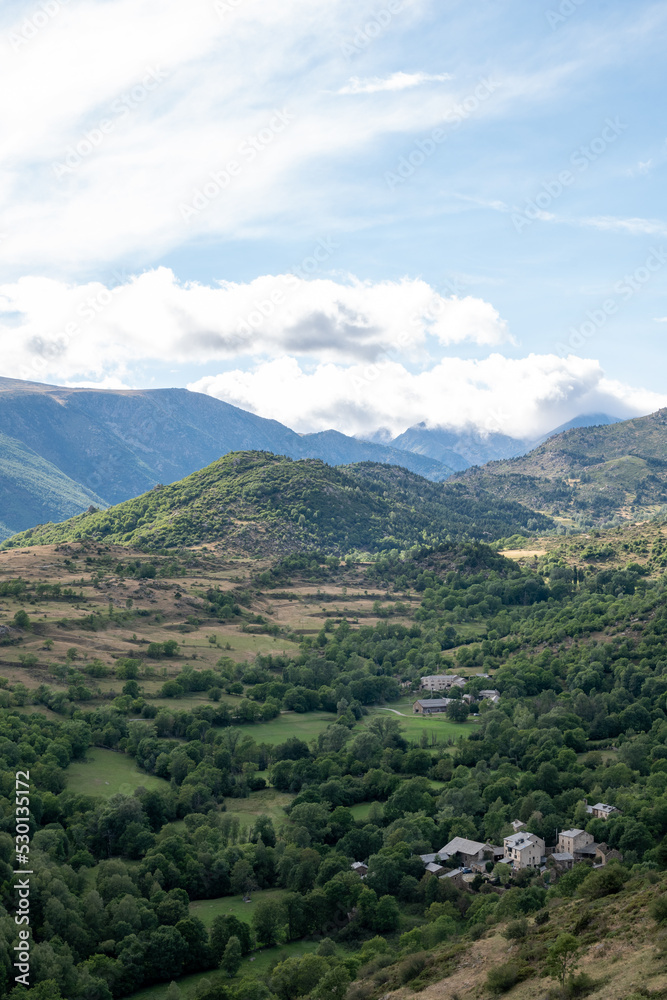 Fototapeta premium landscape with clouds