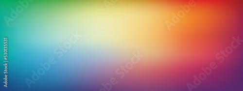 Rainbow Colors Gradient Defocused Blurred Motion Abstract Background Vector, Horizontal, Panoramic