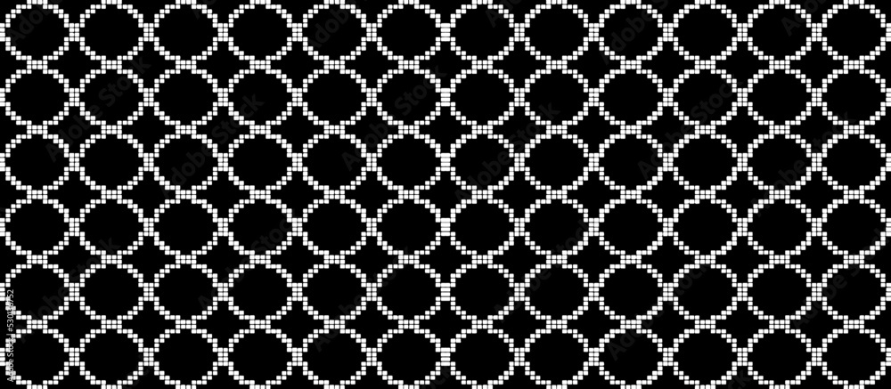 Fototapeta premium Rough texture. Broken plaster wall effect. Grunge worn damask pattern design. Distressed fabric texture. Overlay texture design. Vector illustration. Eps10.