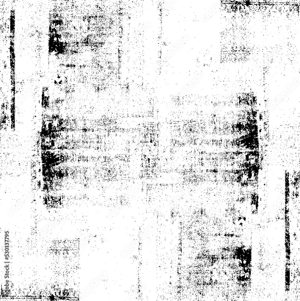 Rough black and white texture vector. Distressed overlay texture. Grunge background. Abstract textured effect. Vector Illustration. Black isolated on white background. EPS10