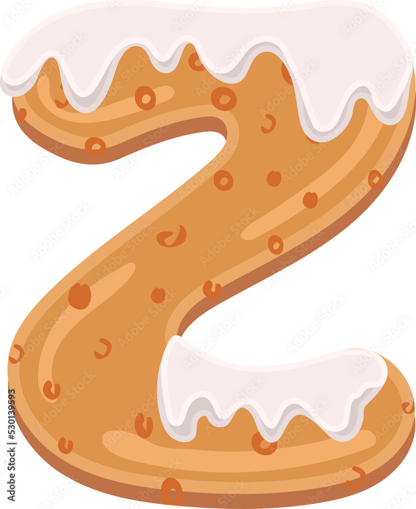 Letter Z font new year Letter Z font new year