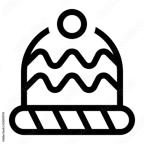 hat winter icon