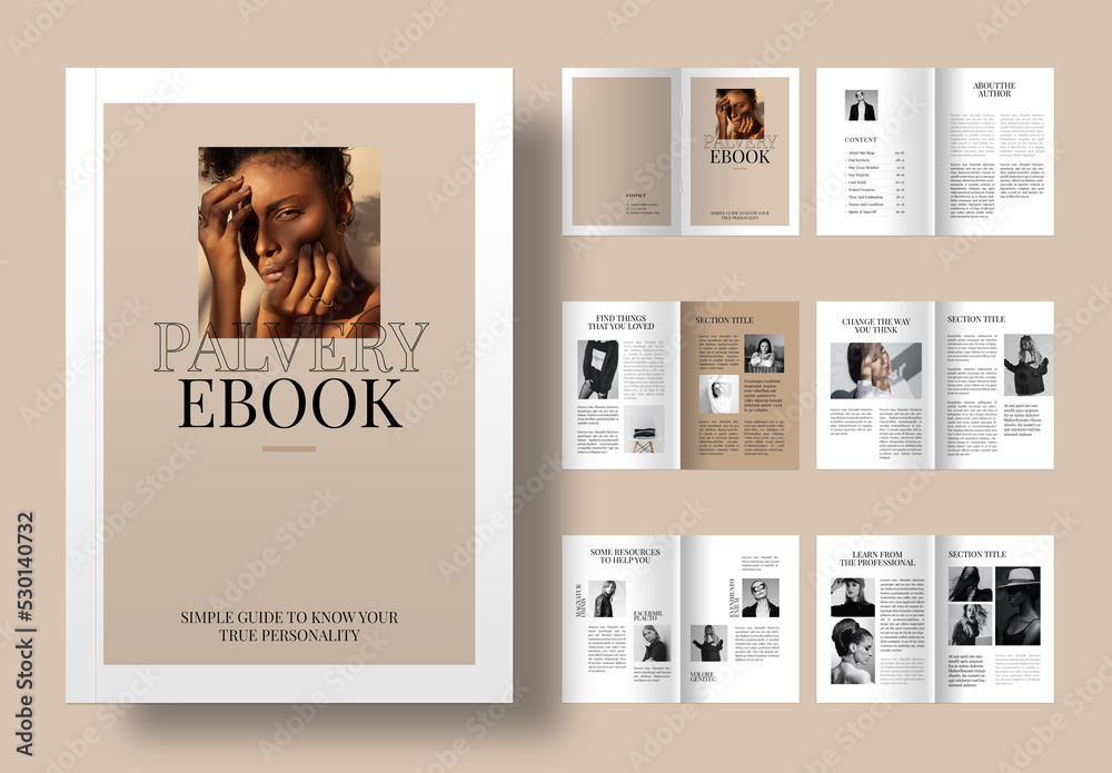 ebook Magazine Stock-Vorlage | Adobe Stock
