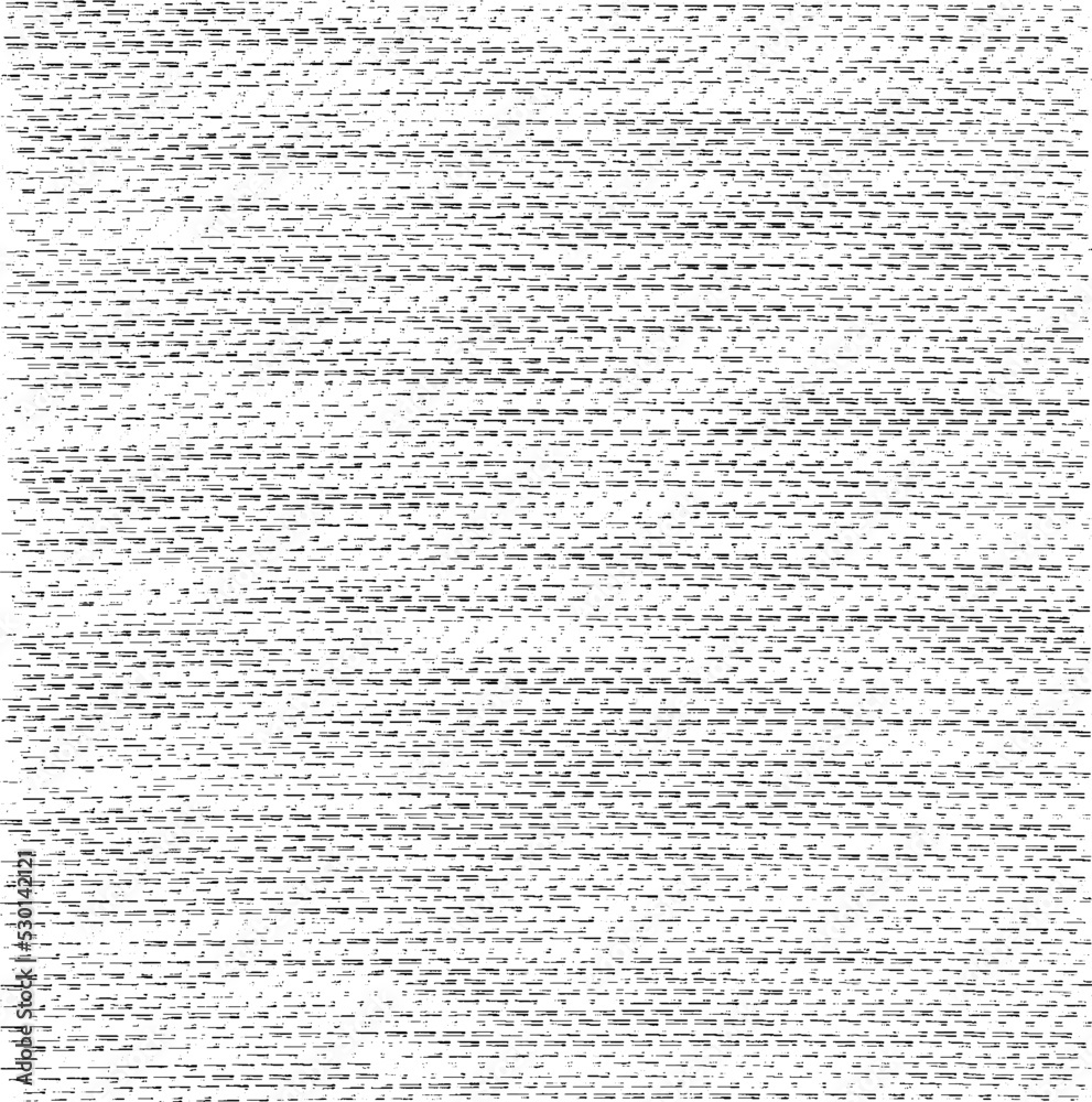 Vector fabric texture. Distressed texture of weaving fabric. Grunge background. Abstract halftone vector illustration. Overlay to create interesting effect and depth. Black isolated on white. EPS10.