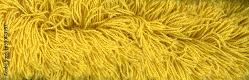 Fotomurale a yellow string background in the form of a pattern composed of numerous tangled