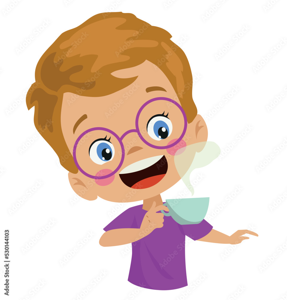 cute little boy drinking coffee cute little boy drinking coffee