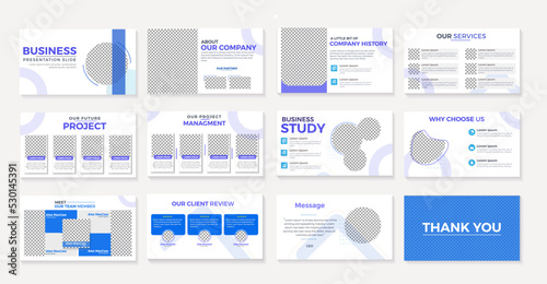 Modern Business Presentation 12 Slide Templates