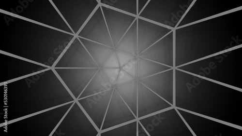 3D pattern. Meditation footage. Looped motion. Looping animation footage. Animated geometric footage.