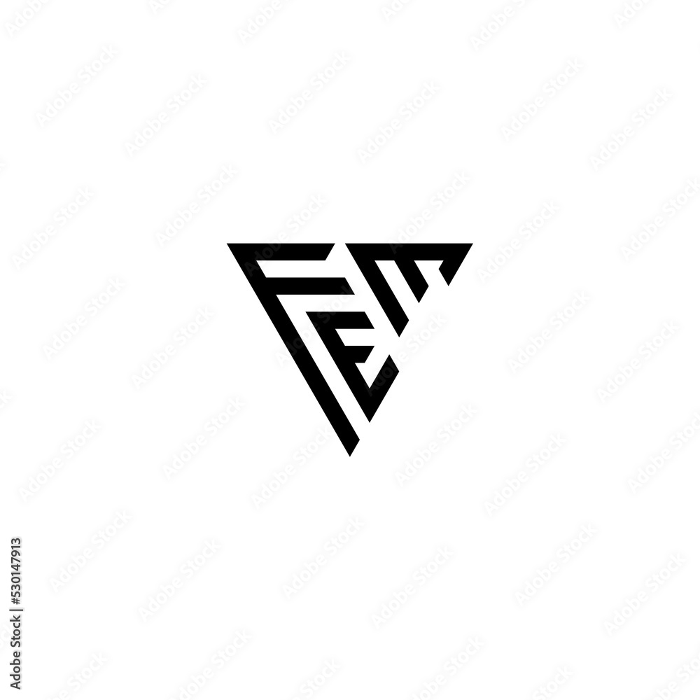 FEE letter logo creative design with vector graphic FEE letter logo creative design with vector graphic