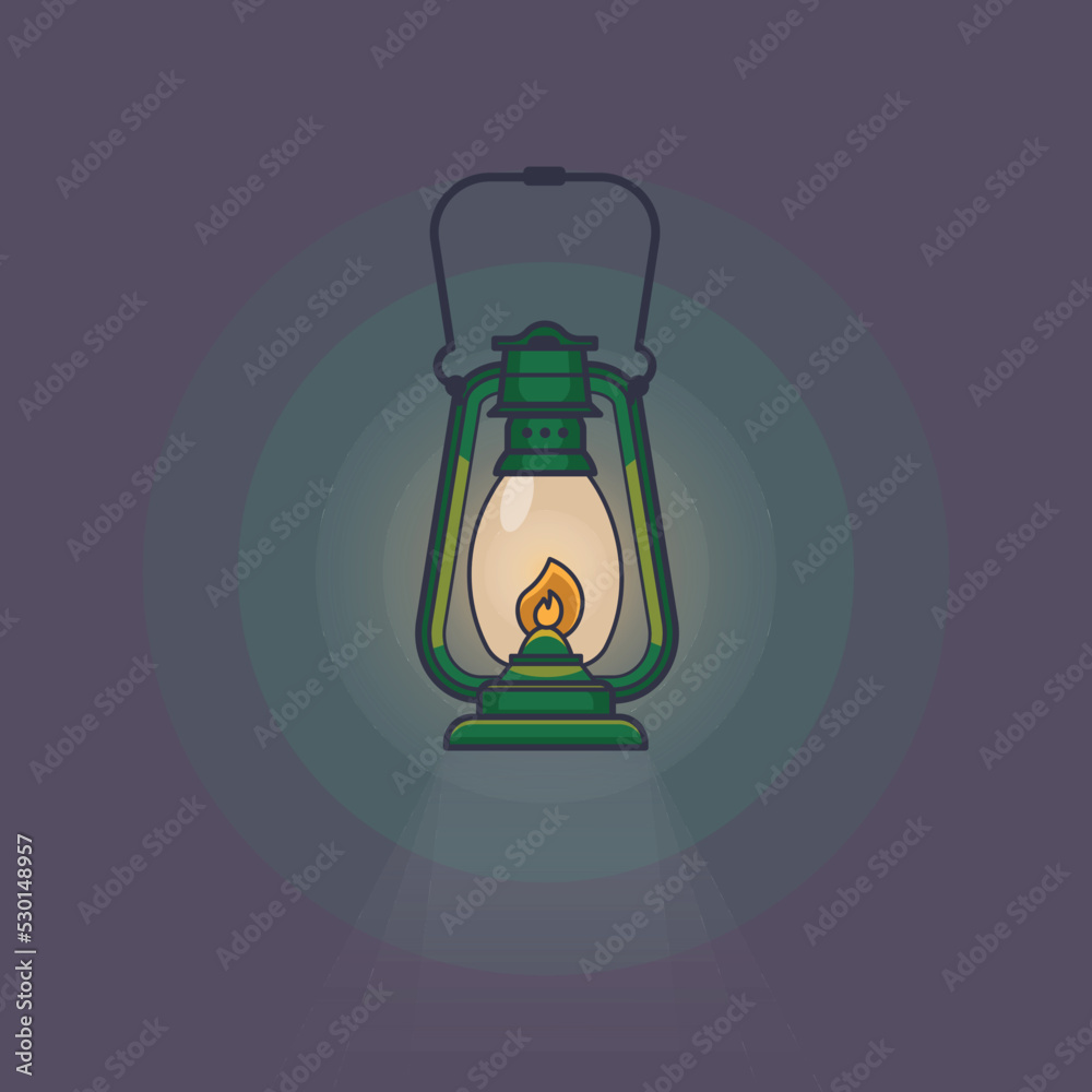 illustration of an lamp