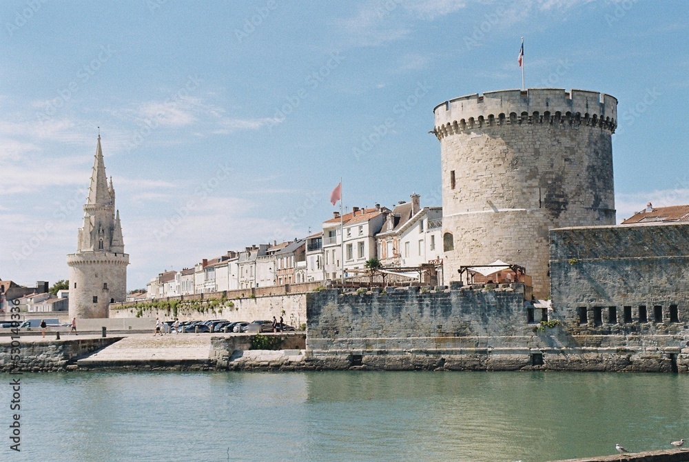Chain Tower and La Tour de la Lanterne, La Rochelle.