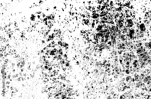 Wallpaper Mural Monochrome texture composed of irregular graphic elements. Distressed uneven grunge background. Abstract vector illustration. Overlay for interesting effect and depth. Isolated on white background. Torontodigital.ca