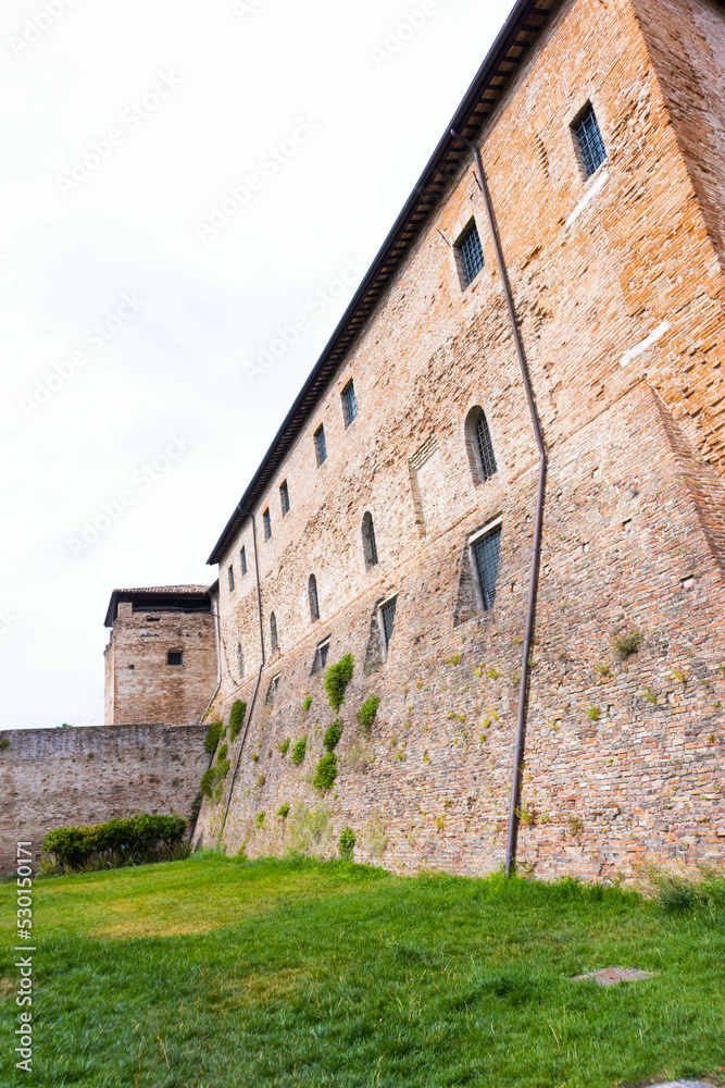 Castel Sismondo castle in historic center of Rimini, Italy