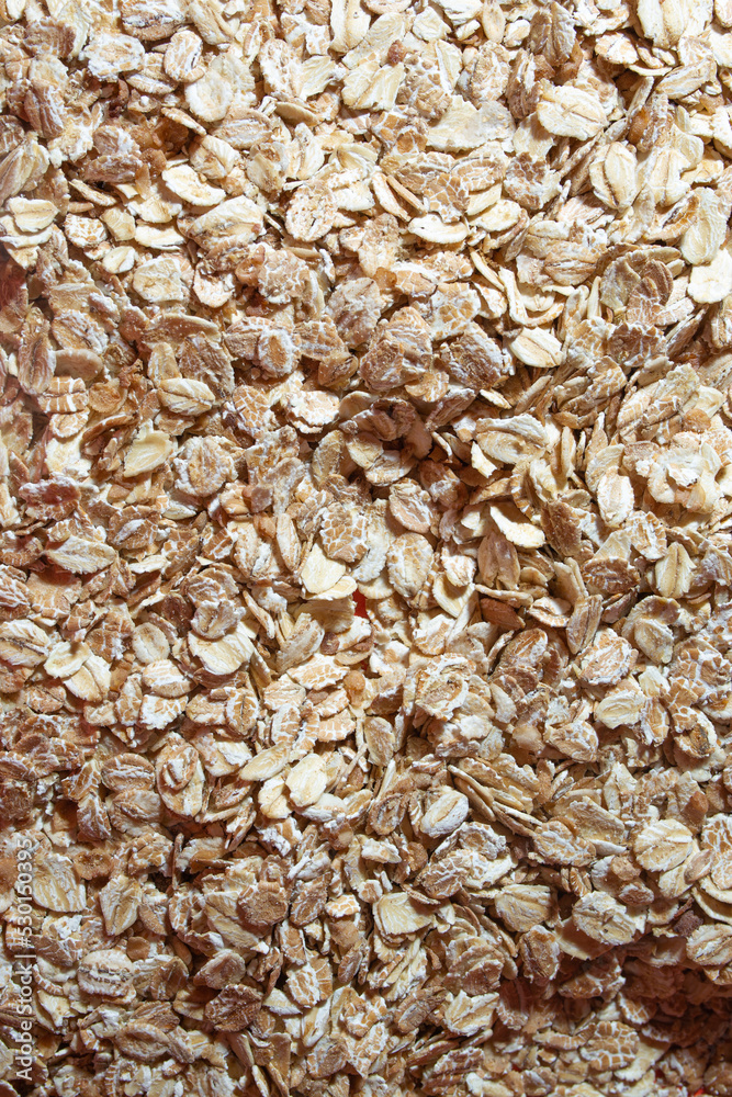 macro photo background of their oatmeal. oatmeal close-up macro photo background of their oatmeal. oatmeal close-up