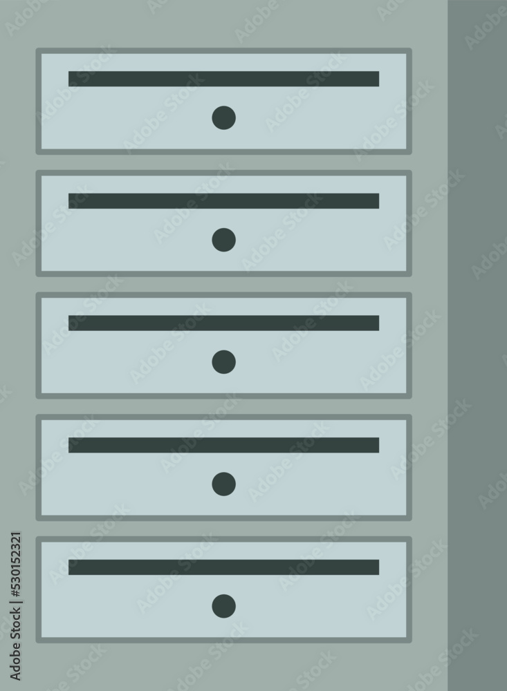 Modern Mailbox or Letterbox. Vector illustration Modern Mailbox or Letterbox. Vector illustration